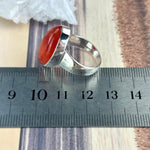 Polished Carnelian Ring