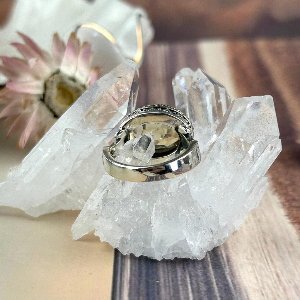 Mixed Metal Citrine Ring