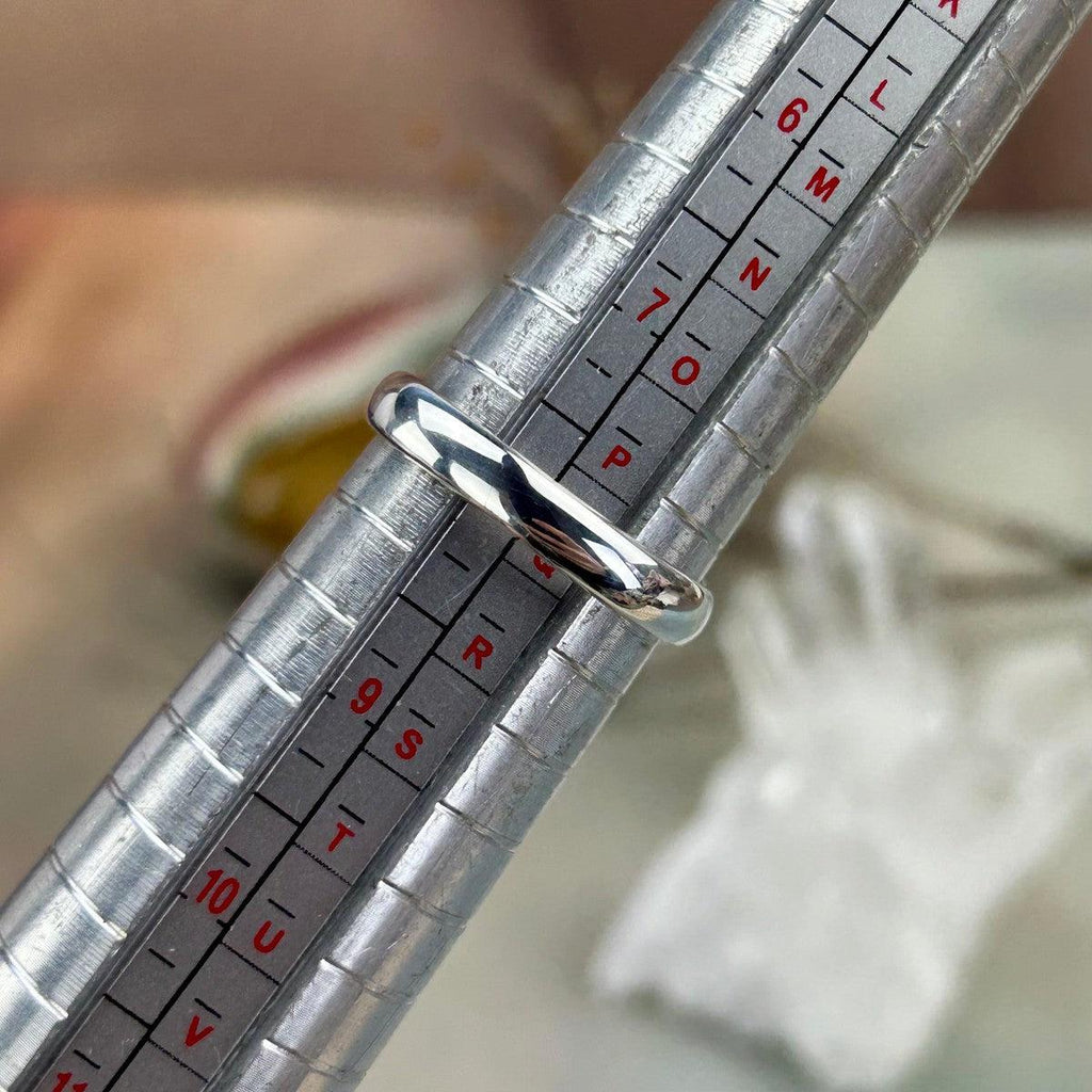 Thin Band Silver Ring