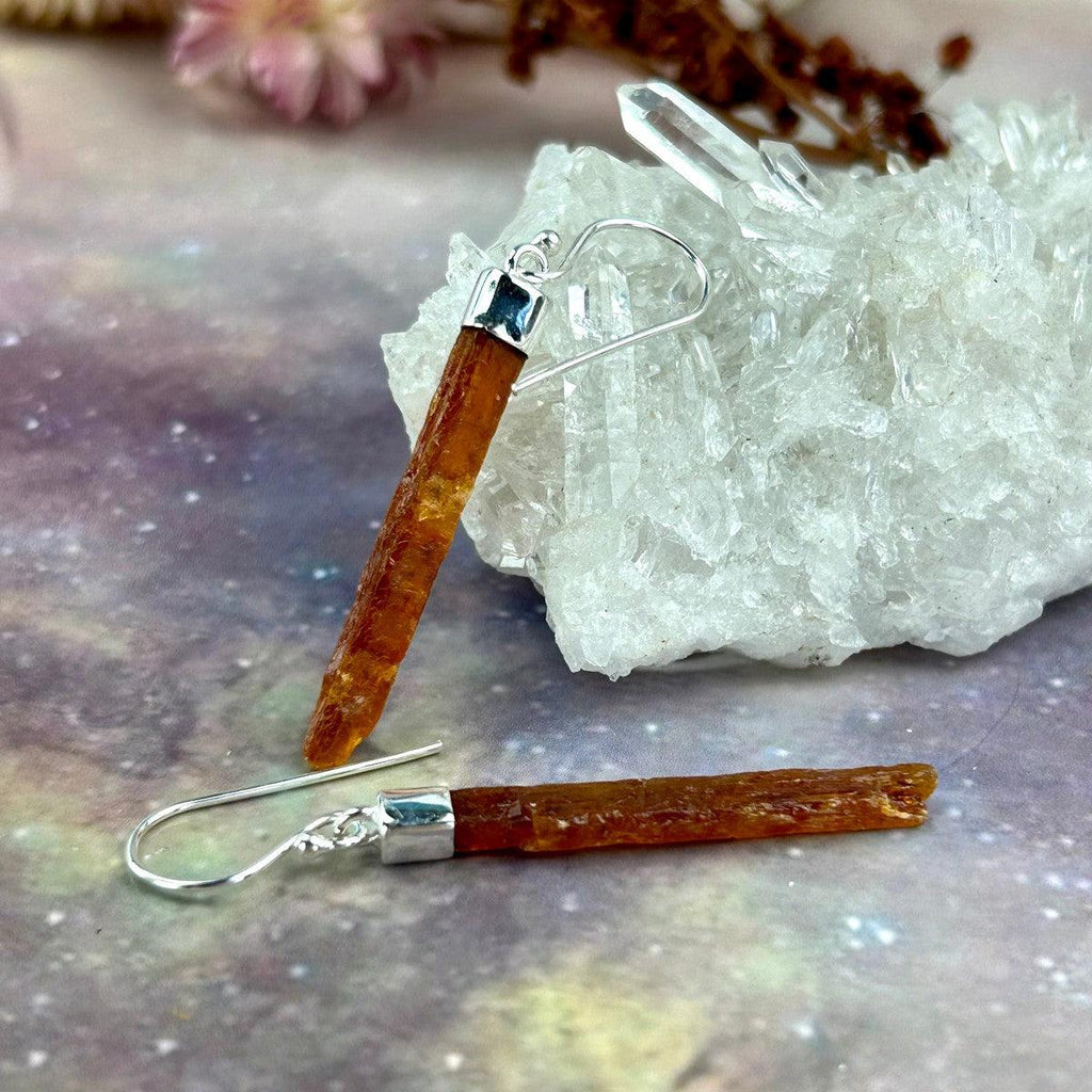 Long Crystal Shard Earrings