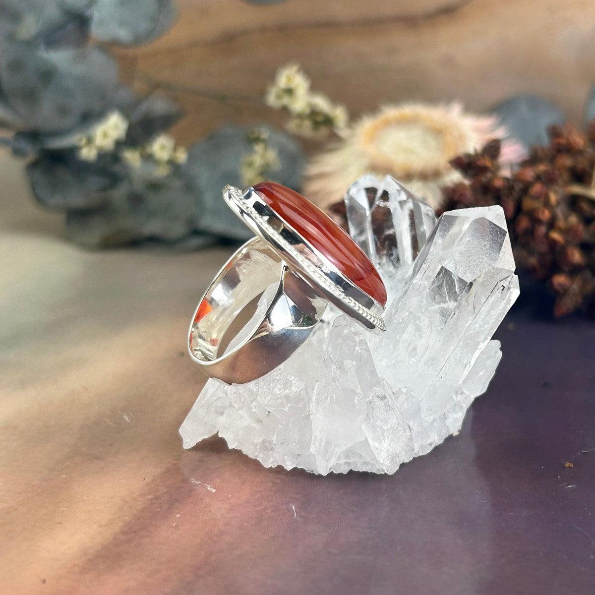 Carnelian Sterling Silver Jewellery