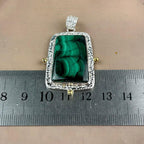 Etched Silver Setting Crystal Jewellery