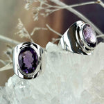 Oval Cut Amethyst Ring