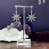 Citrine Starburst Earrings