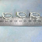 Assorted Gemstone Emerald Cut Ring