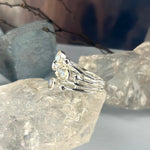 Unique Rainbow Moonstone Ring