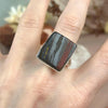 Sterling Silver Square Stone Ring
