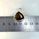 Smokey Quartz Trillion Cut Pendant