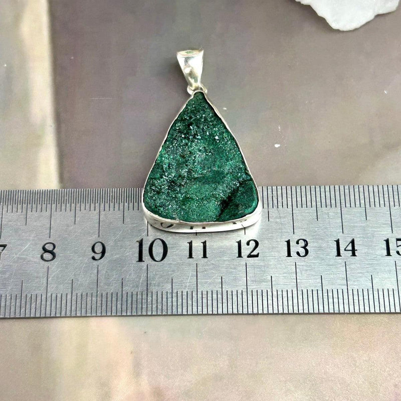 Green Aventurine Druzy Raw Assorted Shape Pendants