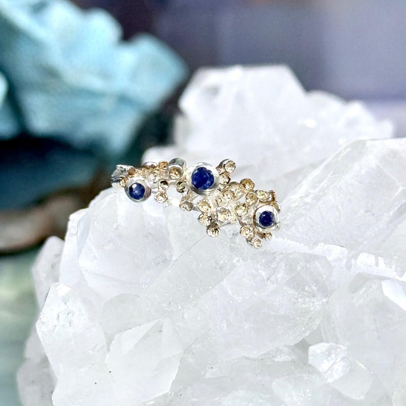 Unique Design Sapphire Ring