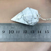 White Howlite Stone Pendulum