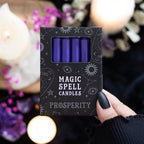 Purple Prosperity Magic Candles