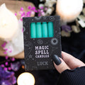 Green Luck Magic Candles