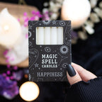 White Happiness Magic Candles