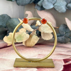 Orange Crystal Earrings