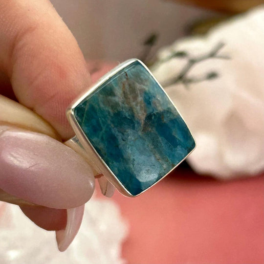 Apatite Rectangle Ring