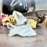 Sapphire Brilliant Cut V Ring