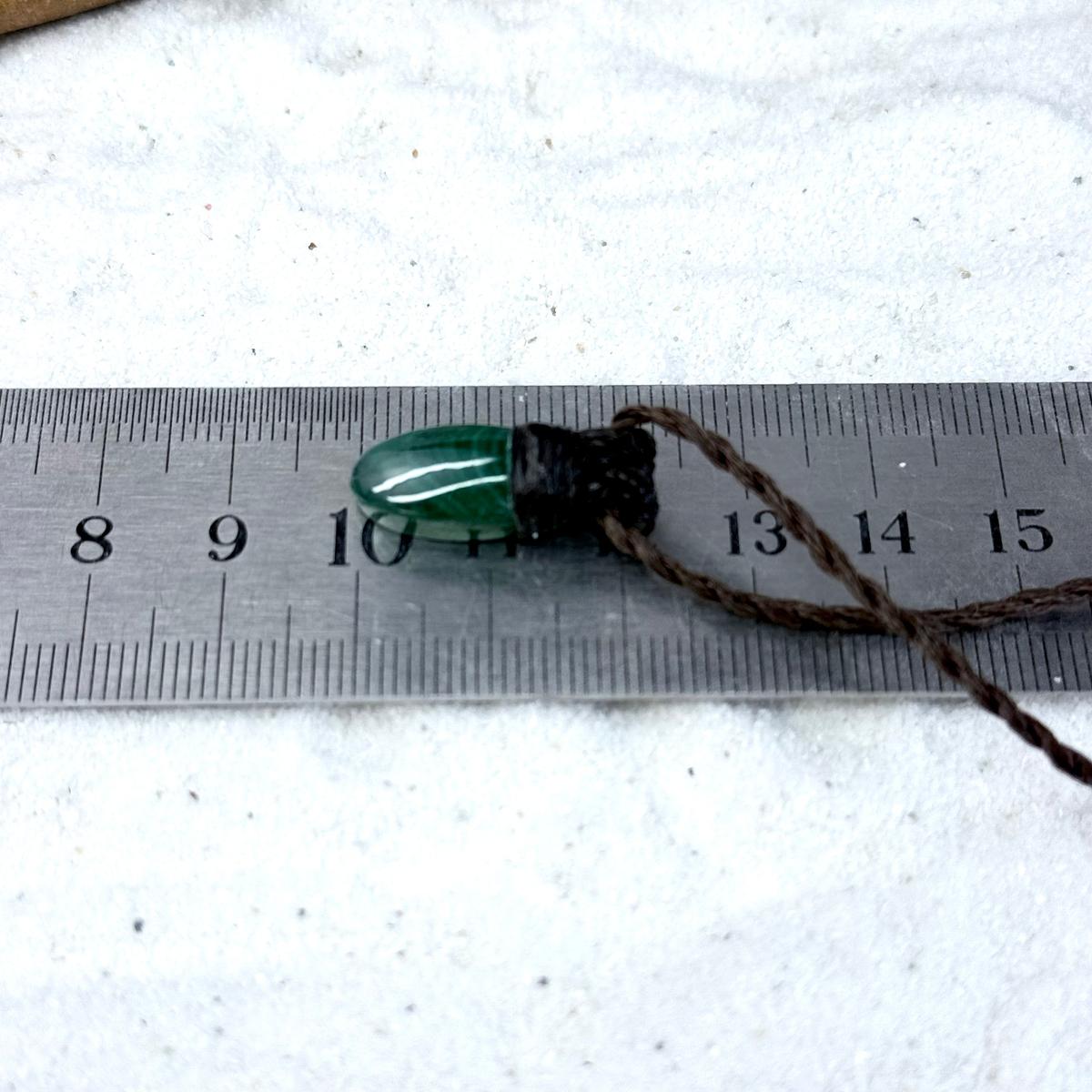 Malachite Bullet Pendant