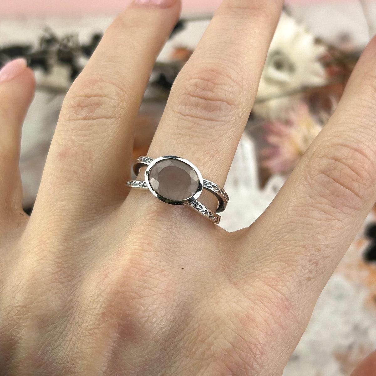 Classic Rose Quartz Ring