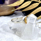 Women's Citrine Silver Ring