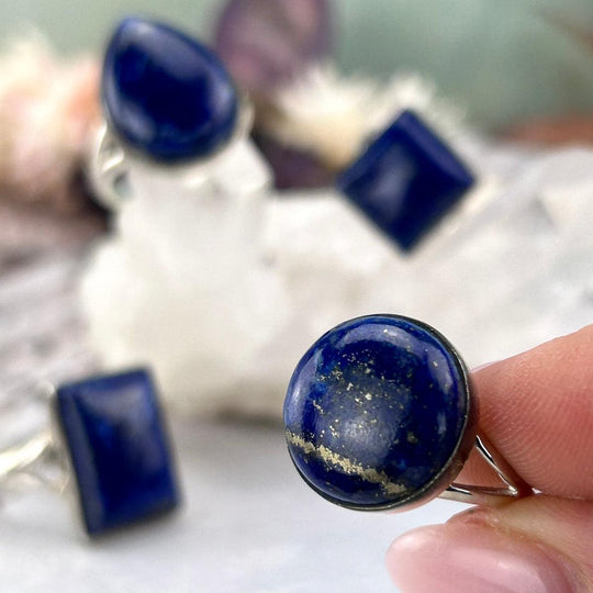 Lapis Lazuli Assorted Shape Rings