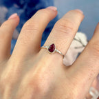 Ruby Sterling Silver Ring