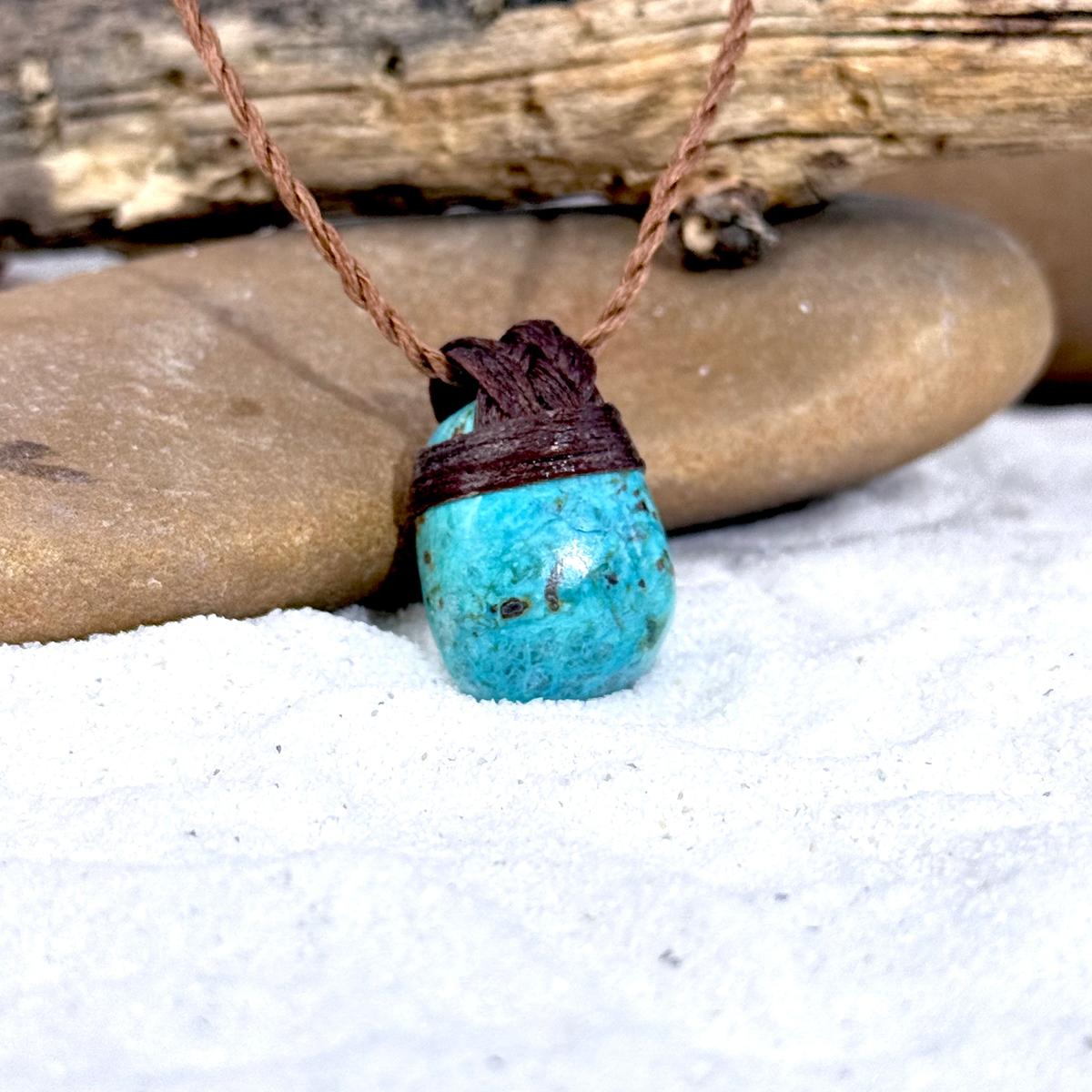 Chrysocolla Stone Necklace