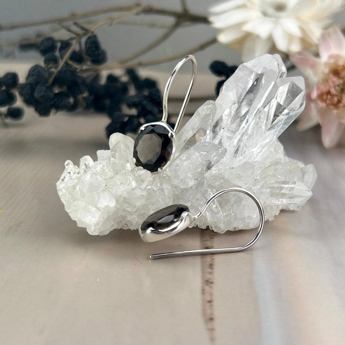 Classic Smoky Quartz Earrings