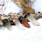 Raw Crystal Cord Necklace