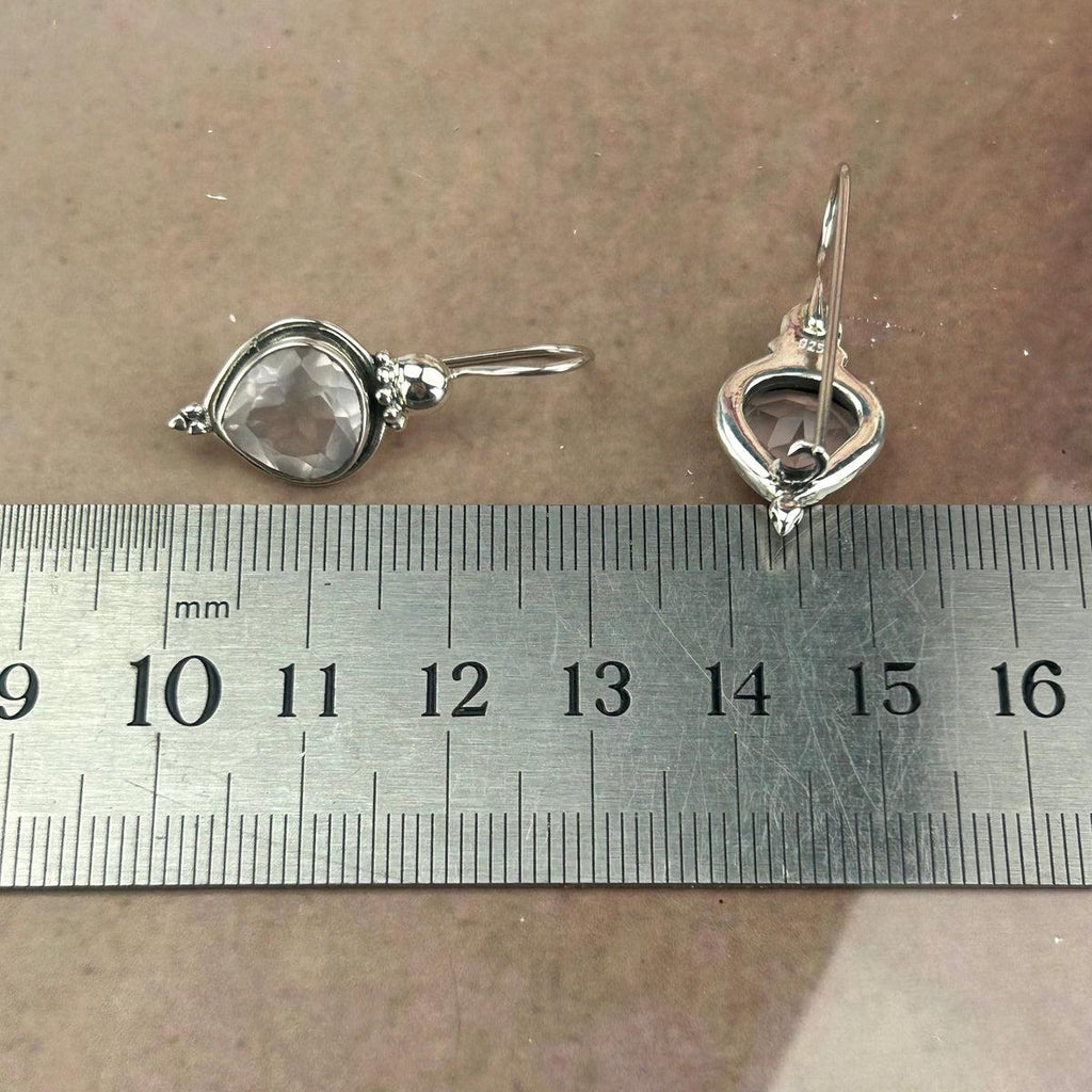 Soft Pink Crystal Earrings