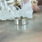 Wide Band Gemstone Ring