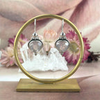 Rose Quartz Edwardian Earrings