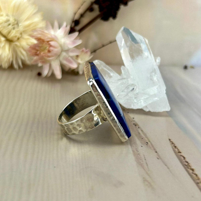 Lapis Lazuli Feature Ring