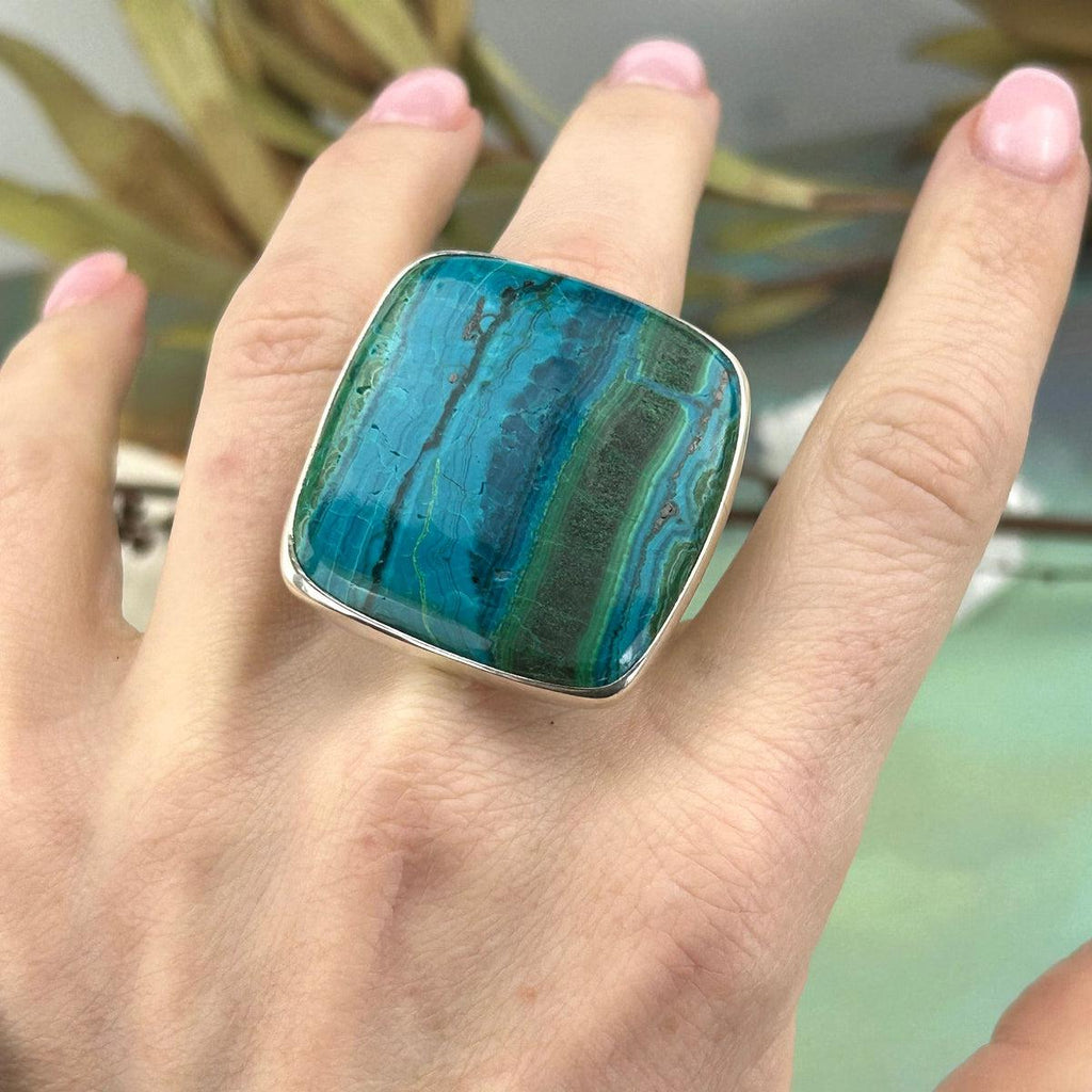 Mixed Stone Silver Ring