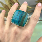 Mixed Stone Silver Ring