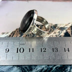 Black Stone Silver Ring