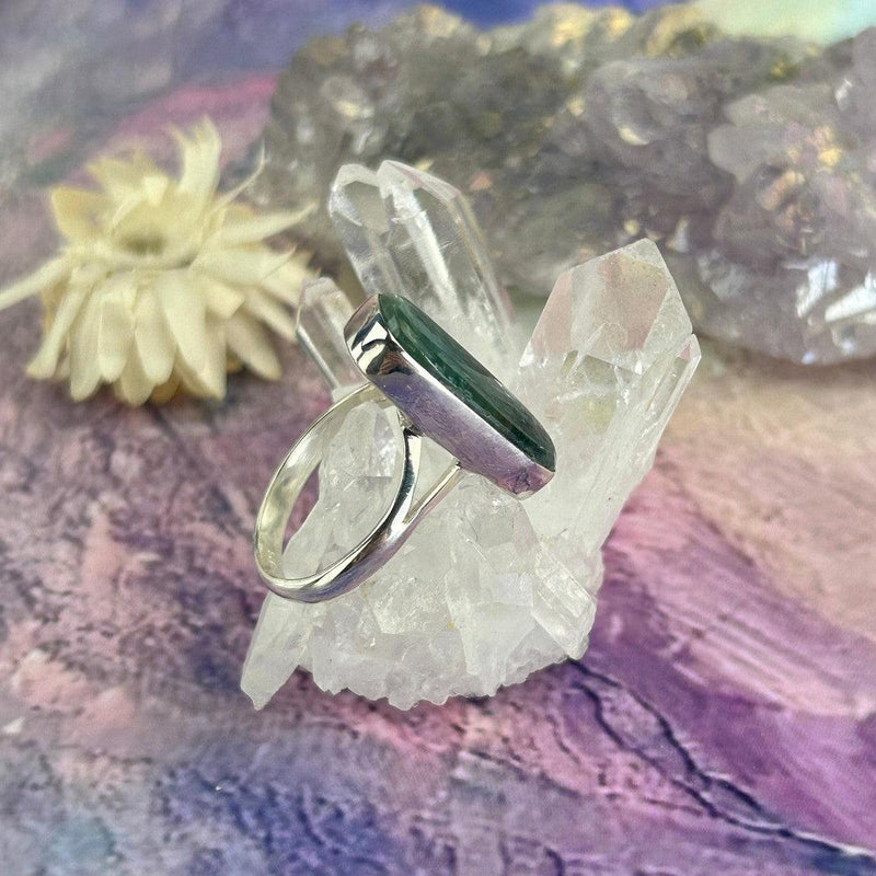 Green And Blue Kyanite Ring