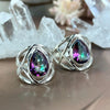 Rainbow Crystal Sterling Silver Ring