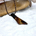 Boulder Opal & Leather Cord Talisman Necklaces