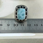 Genuine Larimar Ring