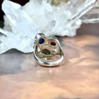 Sterling Silver Multi Stone Ring