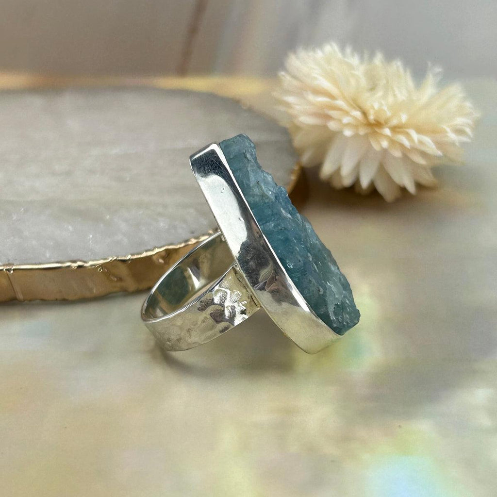 Real Aquamarine Ring