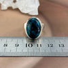 Blue Green Crystal Ring