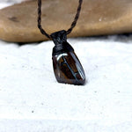 Boulder Opal & Leather Cord Talisman Necklaces