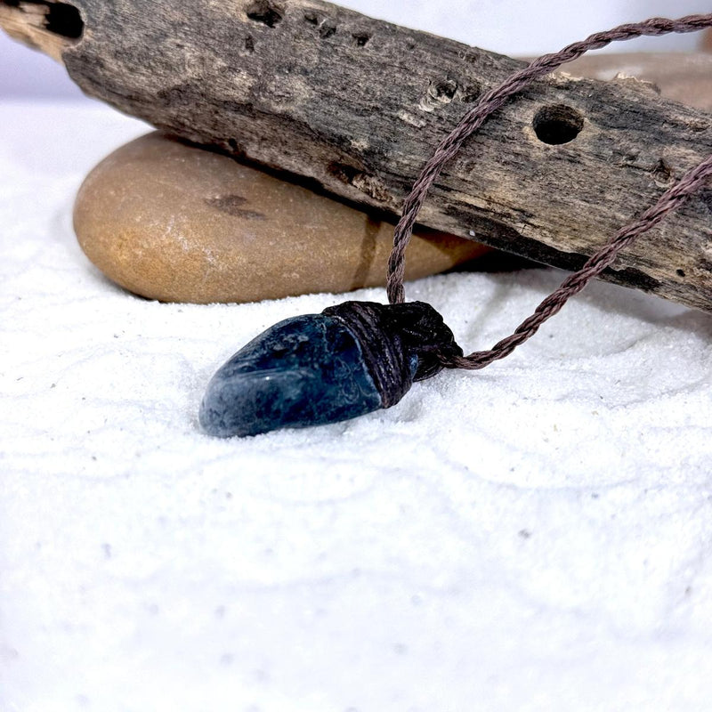 Polished Apatite Stone Necklace
