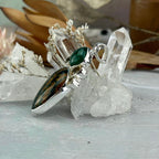 Yellow And Green Crystal Pendant