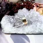 Gold And Silver Topaz Ring