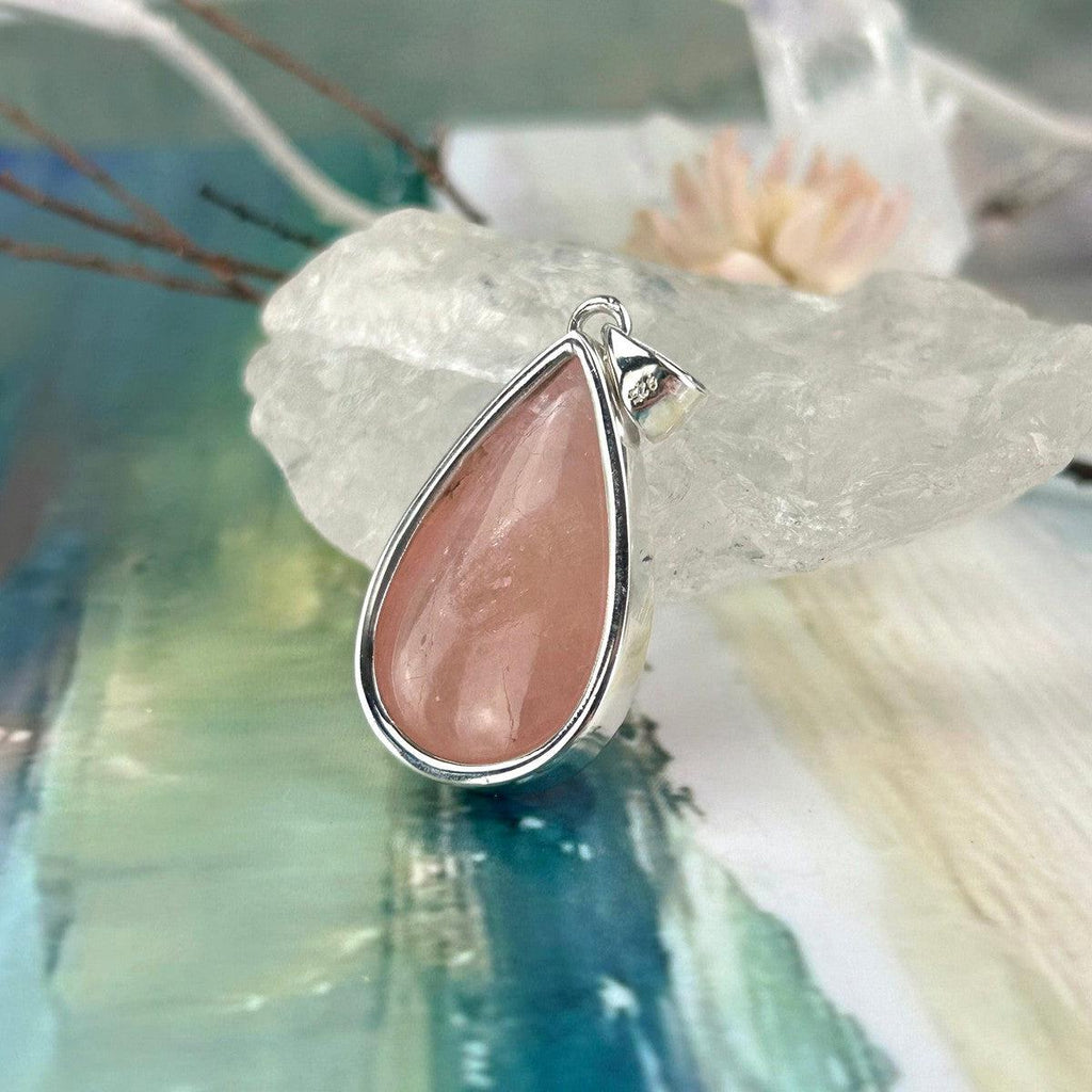 Deep Pink Crystal Pendant