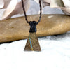 Boulder Opal & Leather Cord Talisman Necklaces