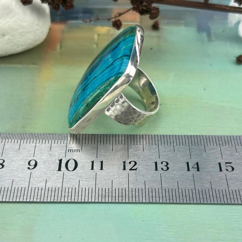 Chrysocolla Stone Ring